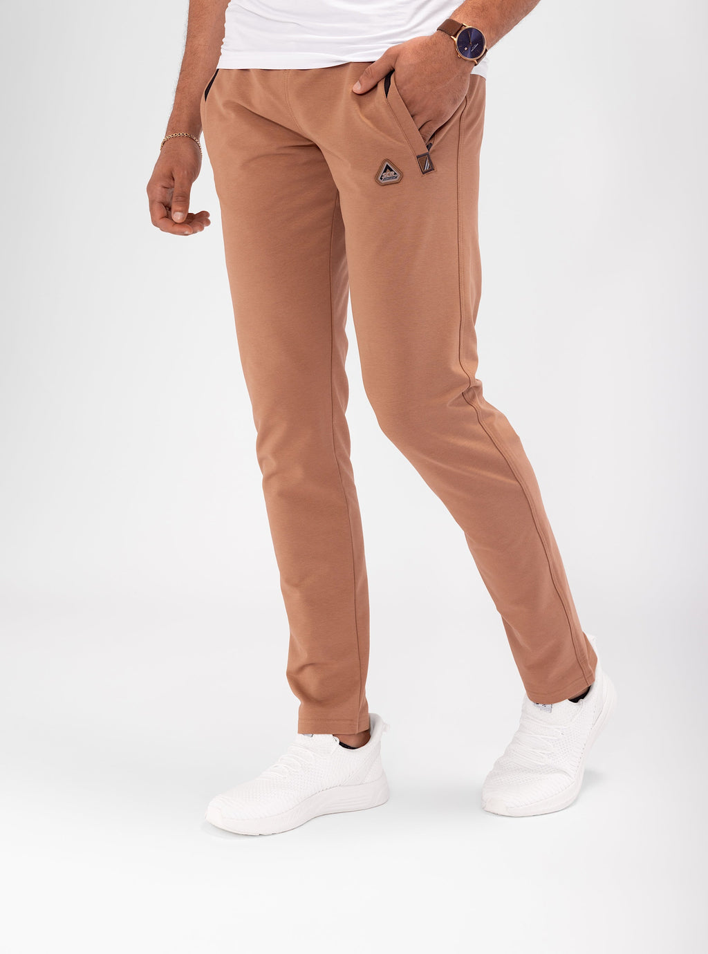 Pantalones de chándal deportivos cómodos para todo el día - Con forma cónica (Talla alta)