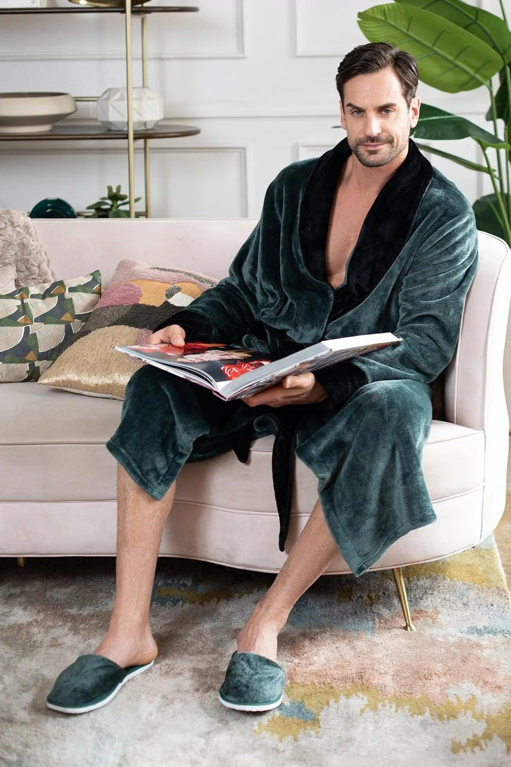 Batas de felpa acogedoras para hombres – Hechas para la comodidad, diseñadas para durar