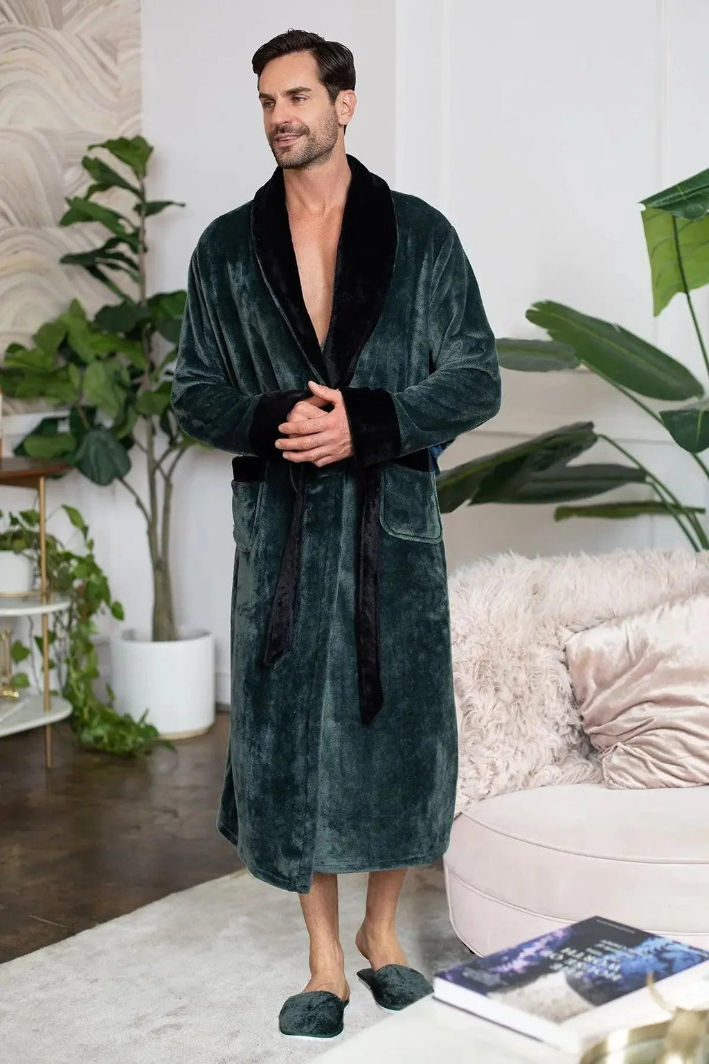 Batas de felpa acogedoras para hombres – Hechas para la comodidad, diseñadas para durar