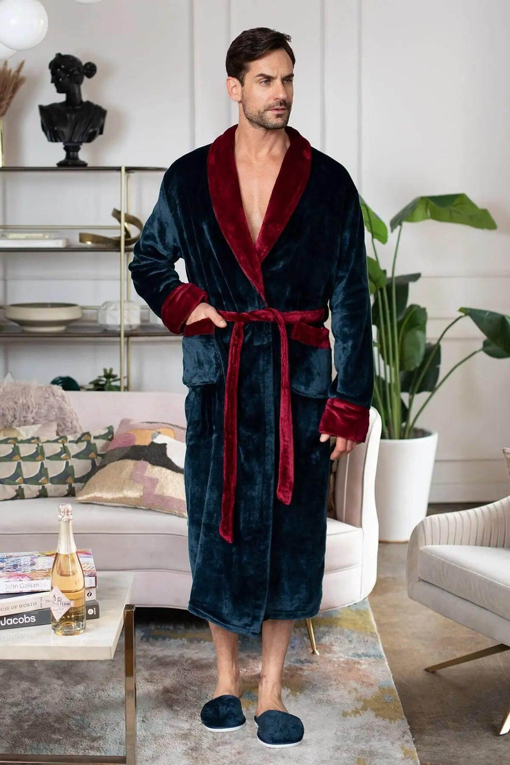 Batas de felpa acogedoras para hombres – Hechas para la comodidad, diseñadas para durar