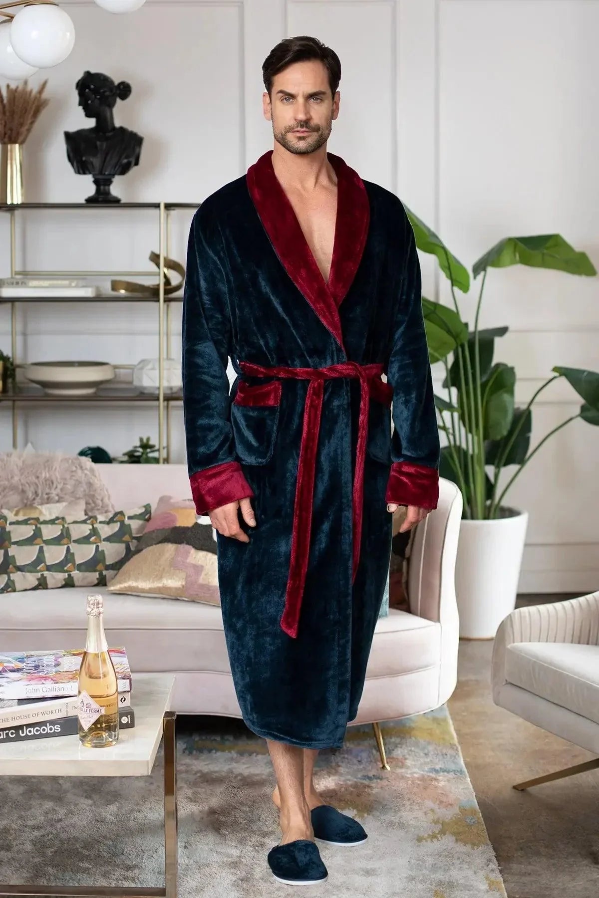 Batas de felpa acogedoras para hombres – Hechas para la comodidad, diseñadas para durar