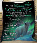 TO MY DAUGHTER - GIFT FOR DAUGHTER - Sherpa Fleece Quilt Blanket (SKUB10-88)
