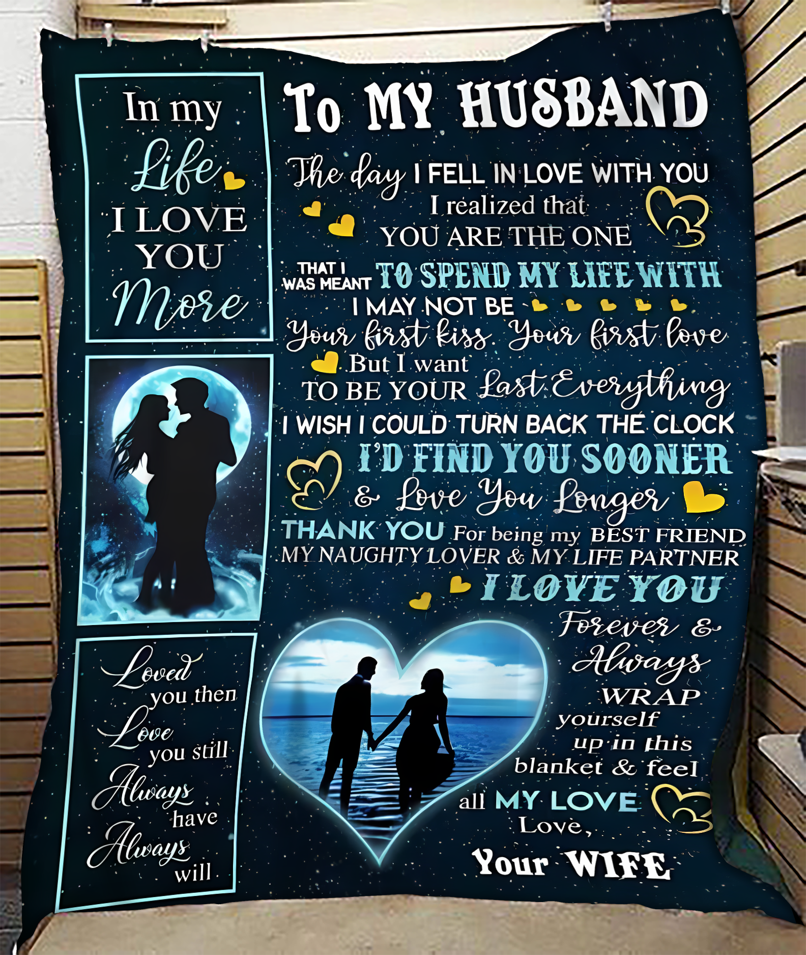 Manta de Regalo Especial para Tu Esposo - De Parte de la Esposa (SKU-CHAU-B12) FULL