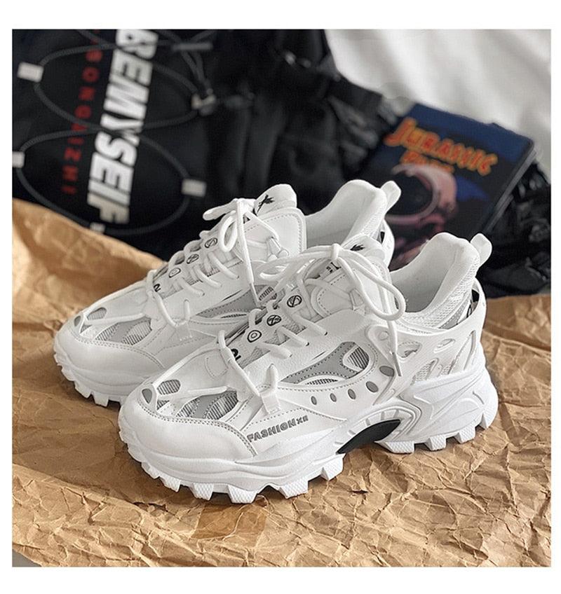 Zapatillas de deporte nuevas para hombre, zapatos deportivos transpirables, zapatos casuales para parejas, zapatos para correr con suela gruesa, zapatos para caminar, zapatillas deportivas para hombre, zapatillas de moda cómodas de alta costura
