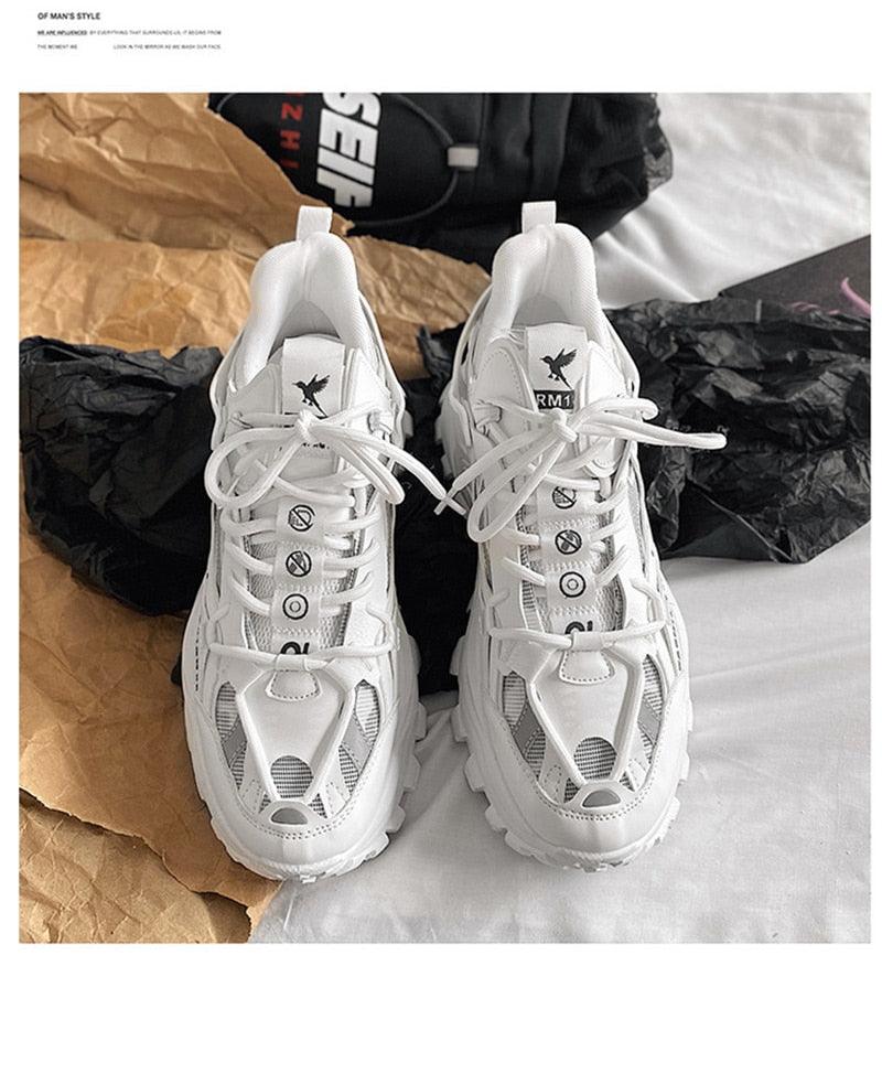 Zapatillas de deporte nuevas para hombre, zapatos deportivos transpirables, zapatos casuales para parejas, zapatos para correr con suela gruesa, zapatos para caminar, zapatillas deportivas para hombre, zapatillas de moda cómodas de alta costura