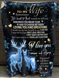 Special Gift For Your Wife Blanket - From Husband FULL (SKU2602-162)