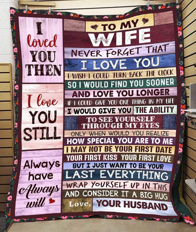 Manta "Regalo especial para tu esposa" - De tu marido