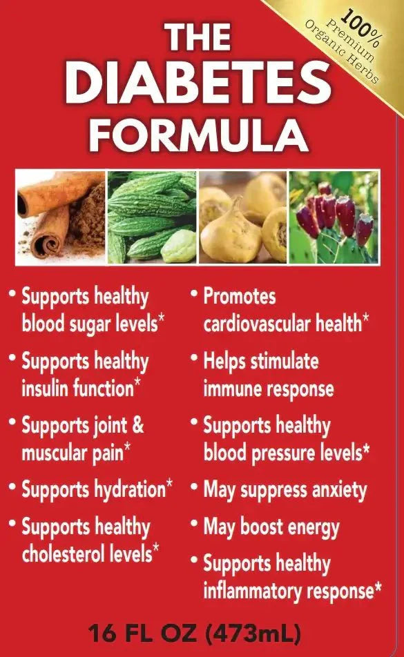 Fórmula orgánica de hierbas para la diabetes