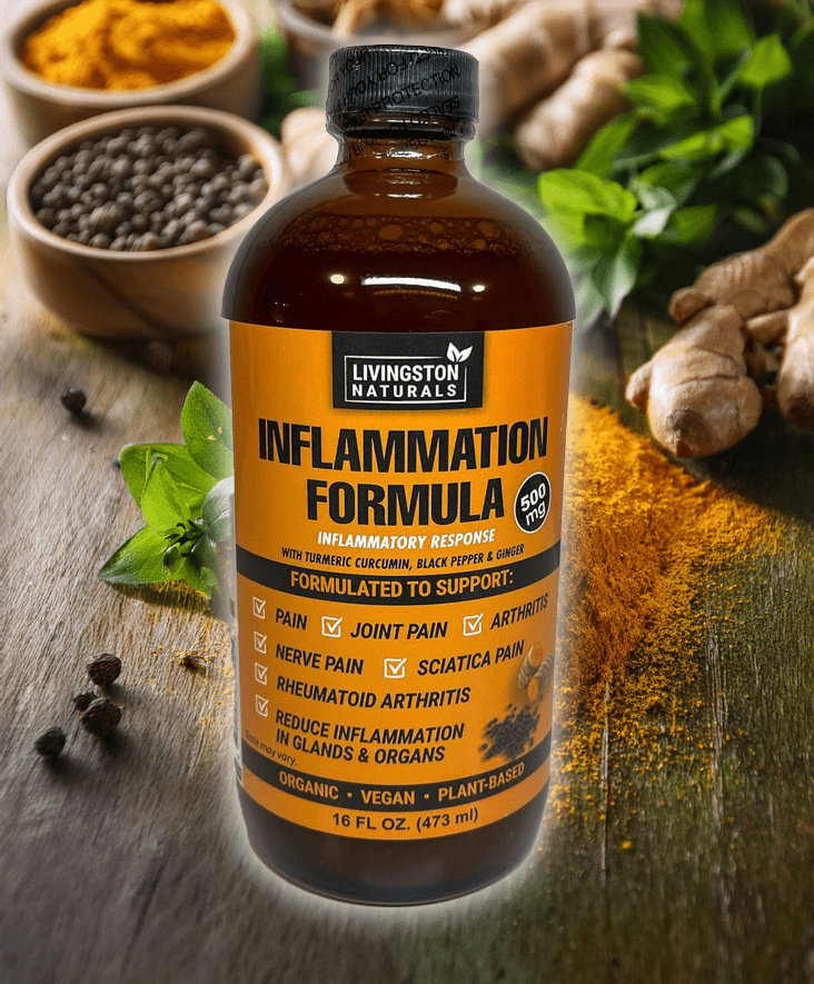 Fórmula Orgánica para la Inflamación de Livingston Naturals, Natural Herbal Labs