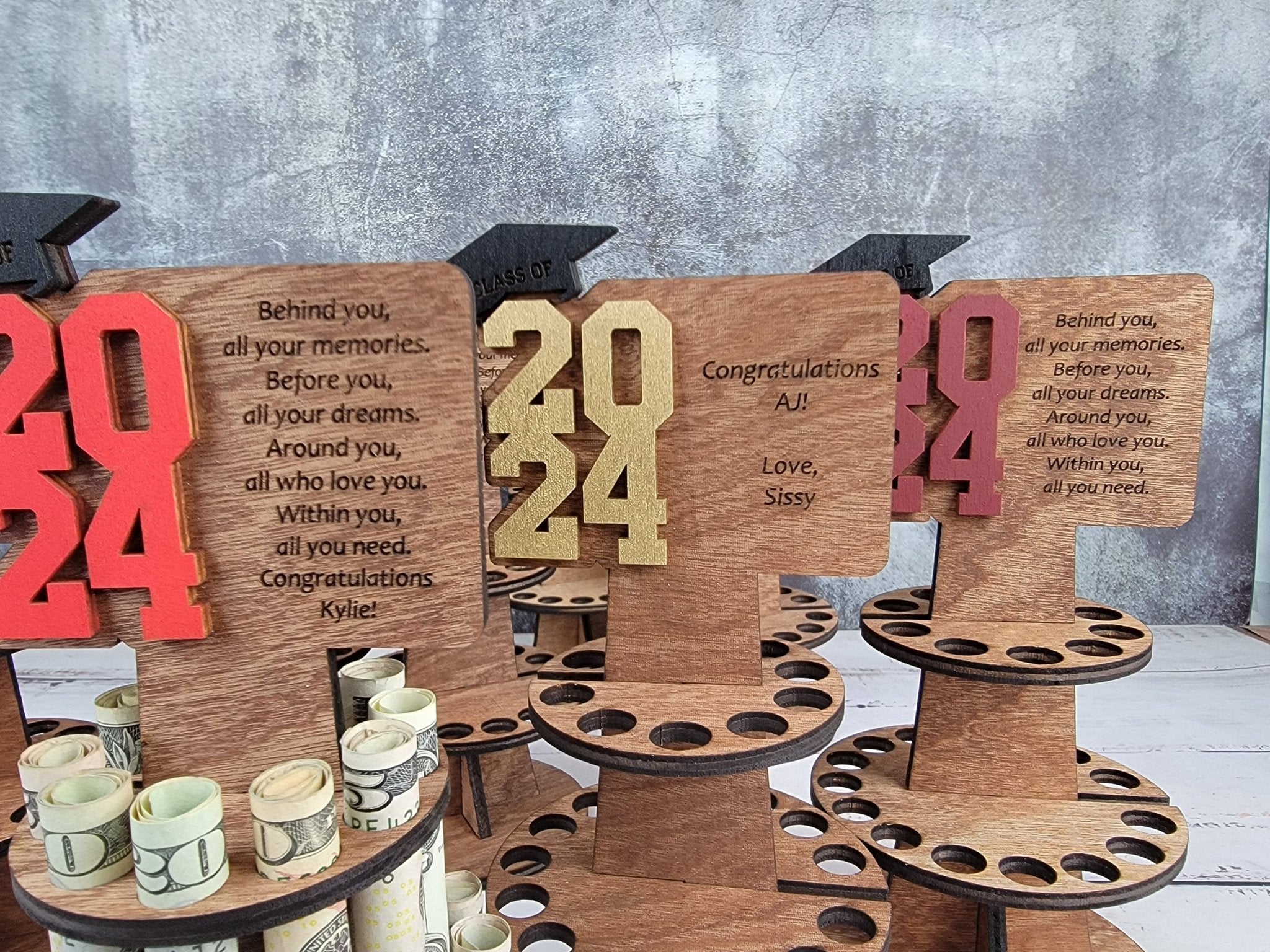 2026 Personalized Graduation Gift Money Holder