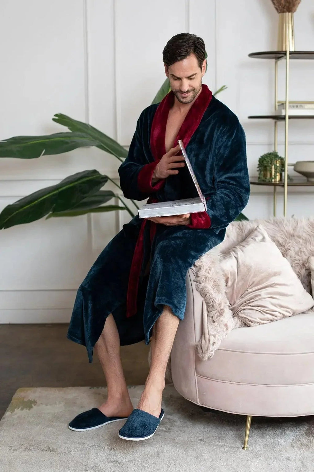 Batas de felpa acogedoras para hombres – Hechas para la comodidad, diseñadas para durar