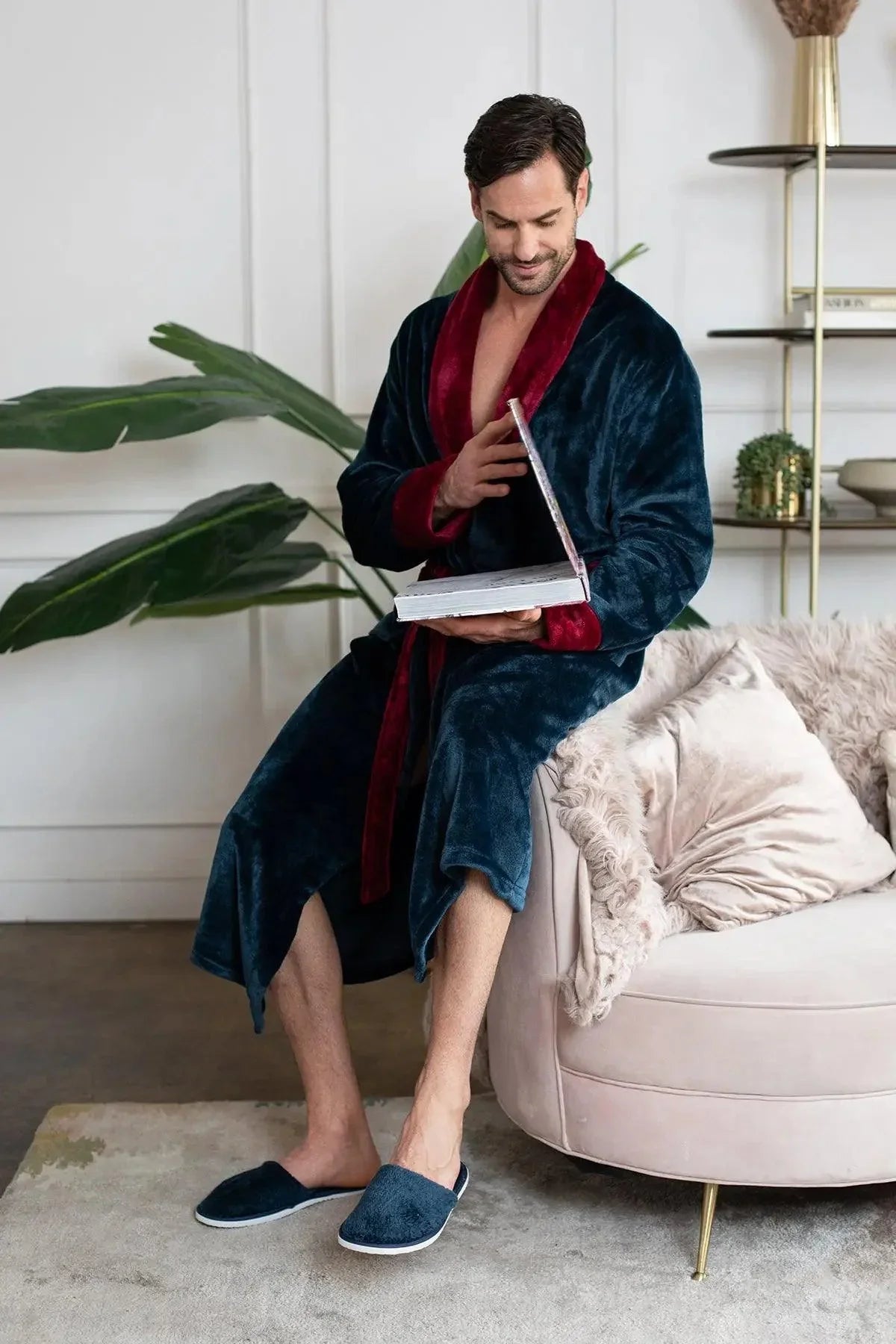 Batas de felpa acogedoras para hombres – Hechas para la comodidad, diseñadas para durar