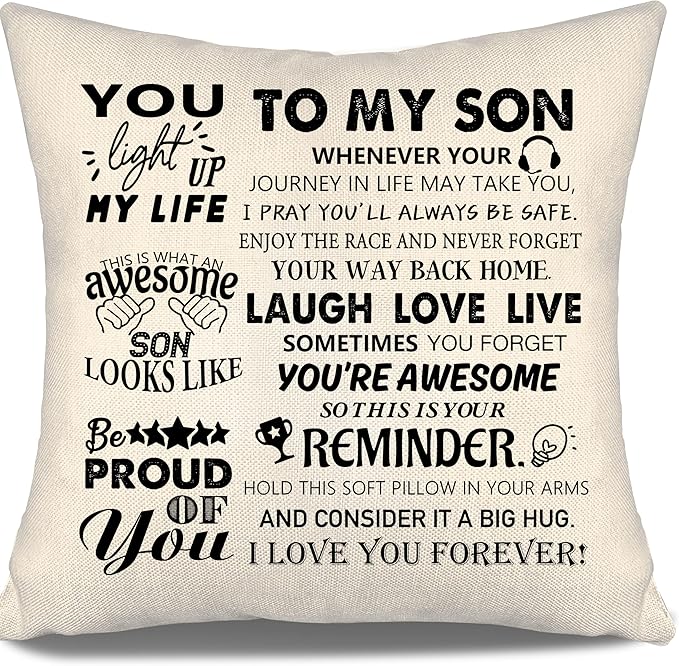 Almohada De Mamá Y Papá Para Mi Hijo