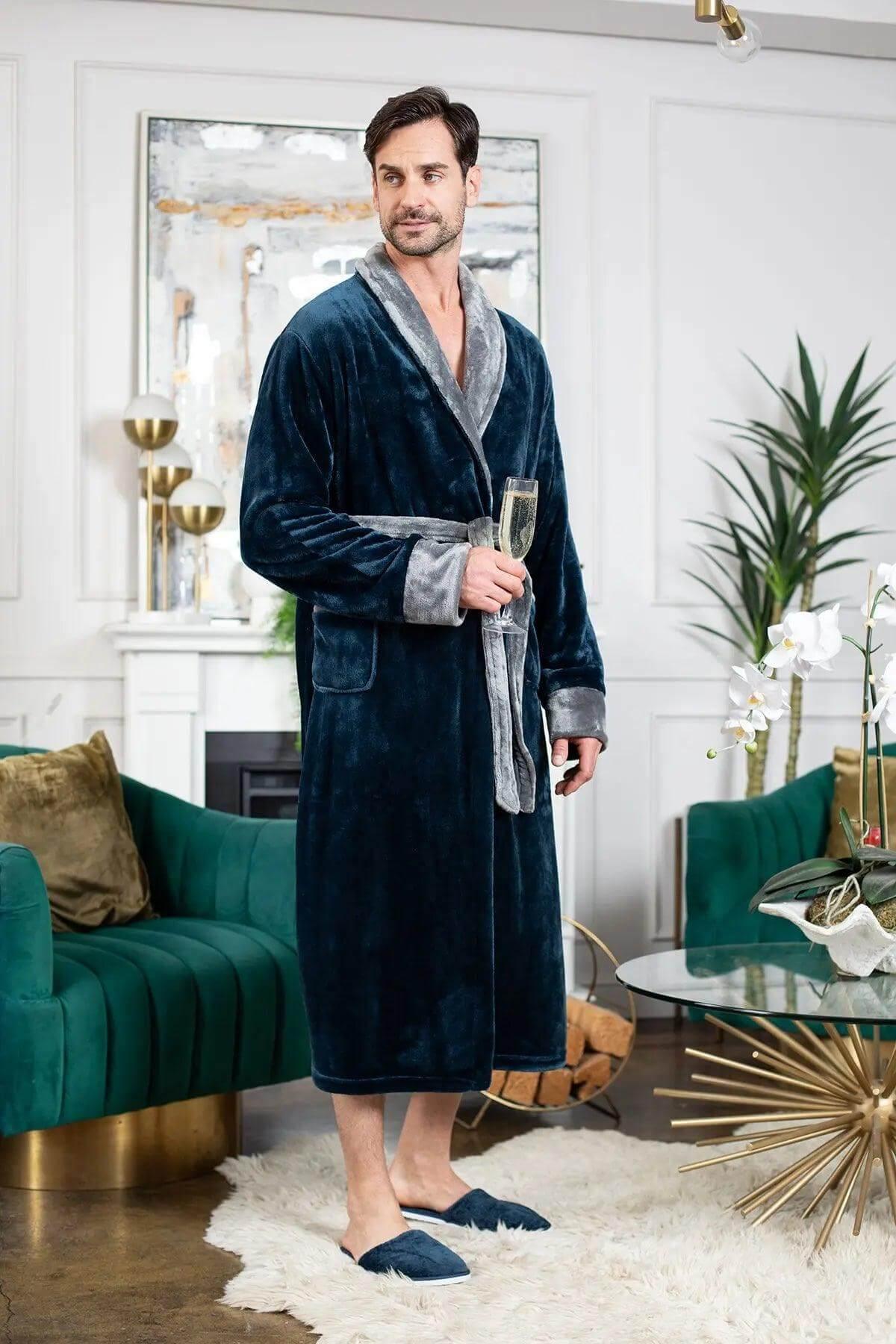 Batas de felpa acogedoras para hombres – Hechas para la comodidad, diseñadas para durar