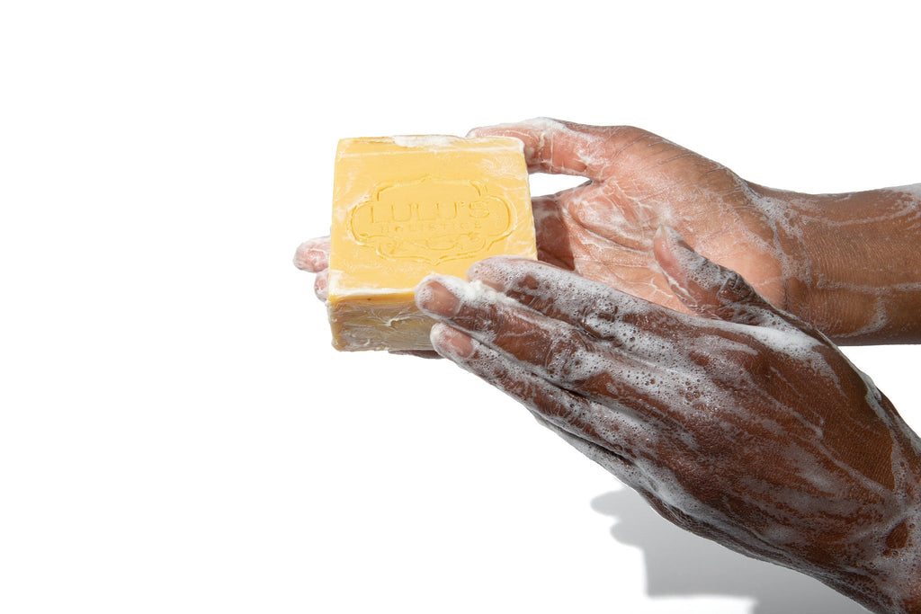 Jabón en Barra de Cúrcuma y Manteca de Karité sin Perfume – Limpieza Suave e Iluminadora