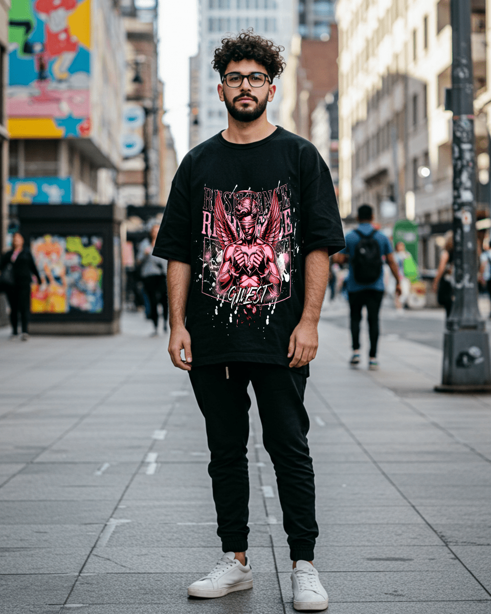 Camiseta extragrande Rageborn de G West para hombre