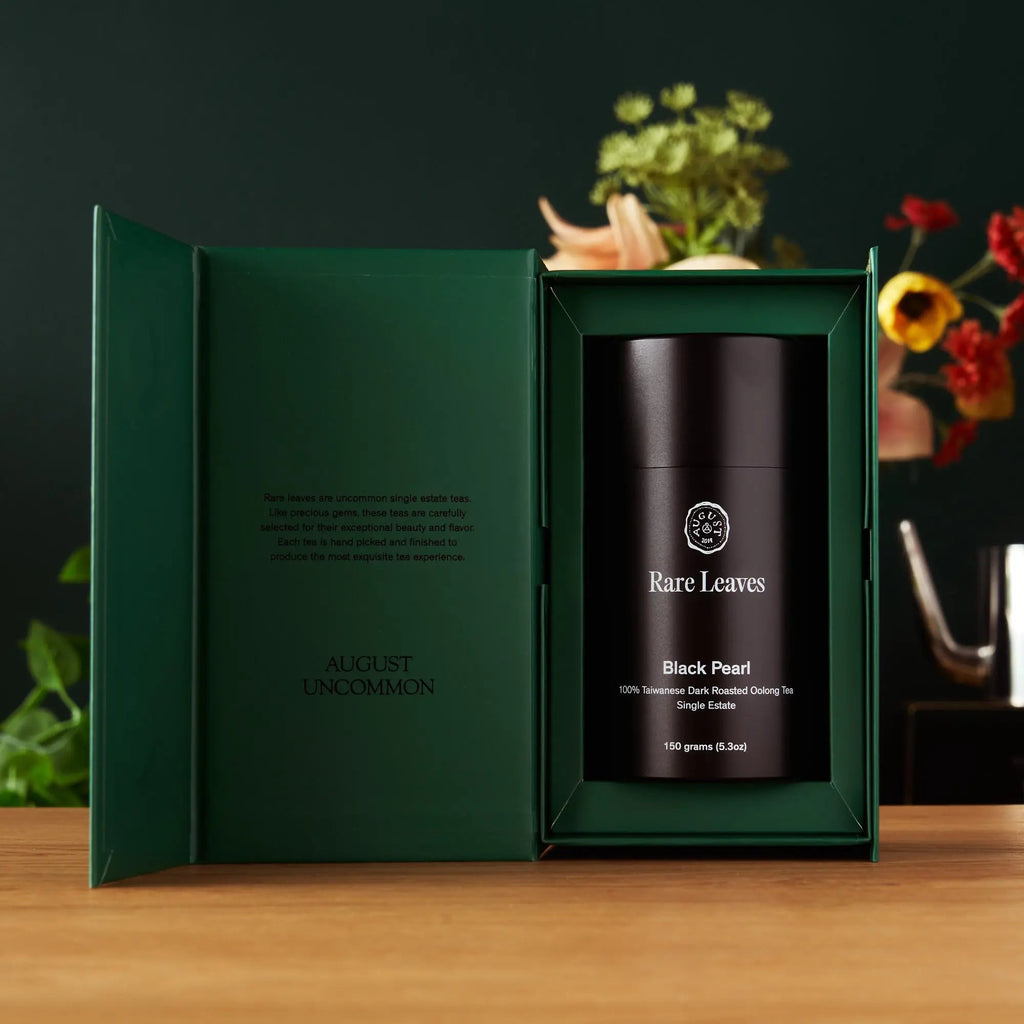 Rare Leaves Black Pearl - Té Oolong taiwanés tostado oscuro de una sola finca