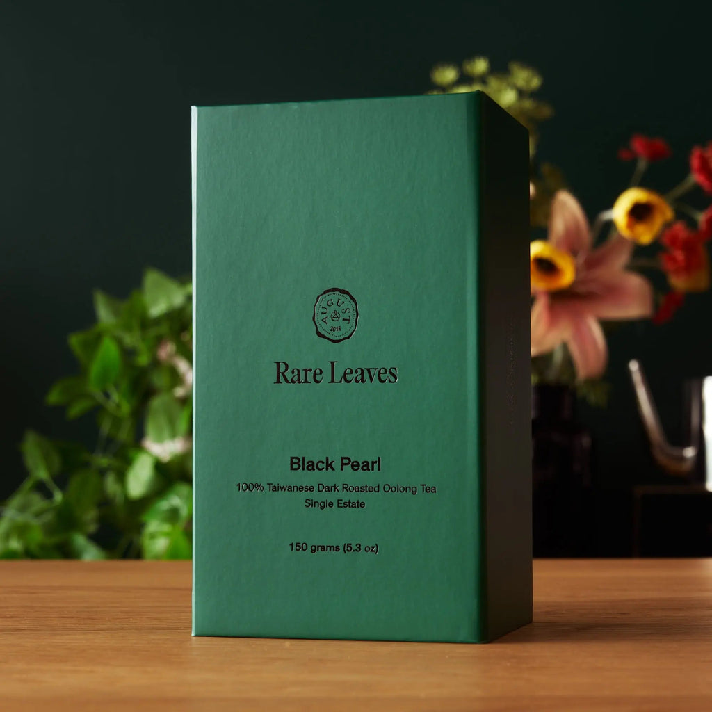 Rare Leaves Black Pearl - Té Oolong taiwanés tostado oscuro de una sola finca