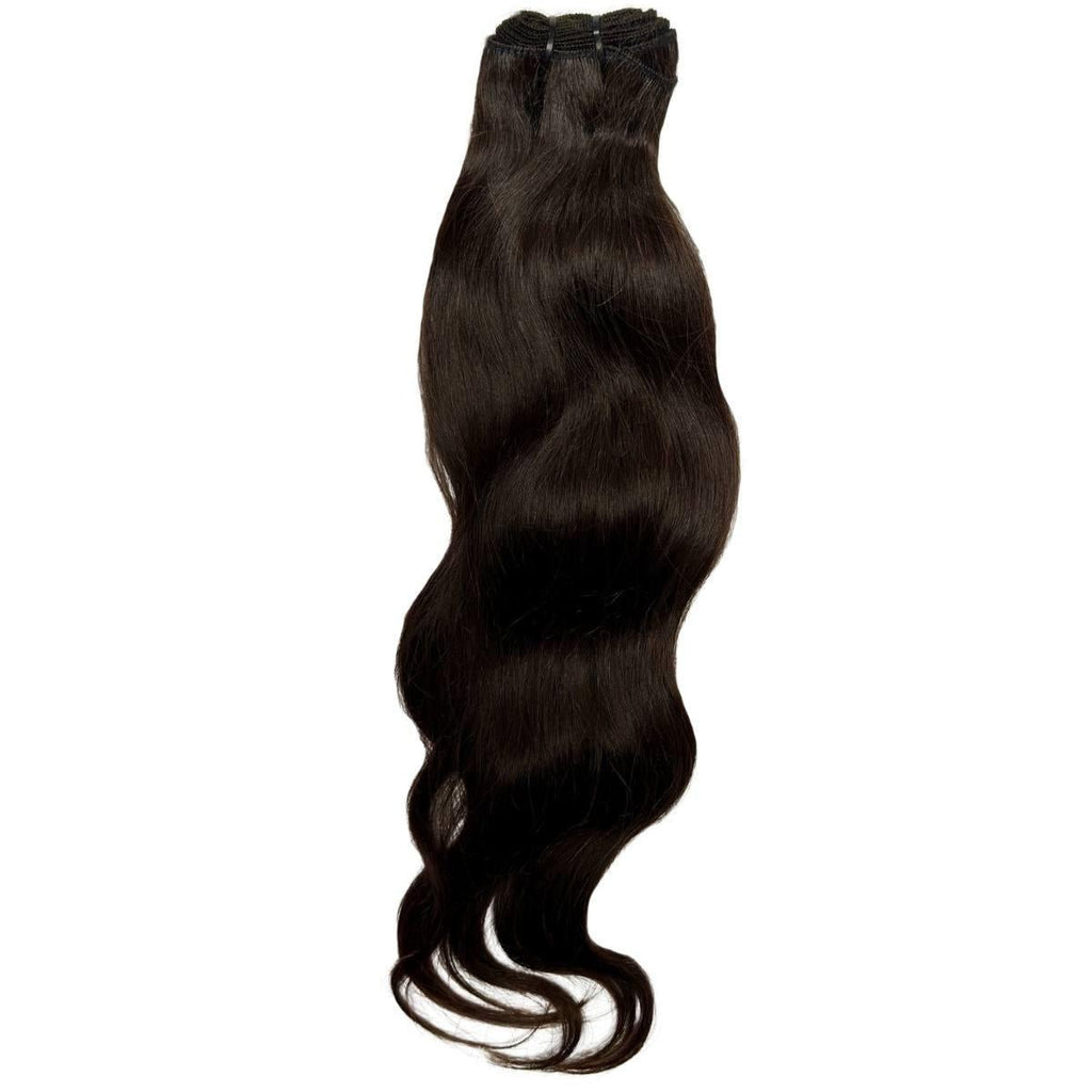 Paquetes de cabello humano virgen hindú ondulado 100% natural