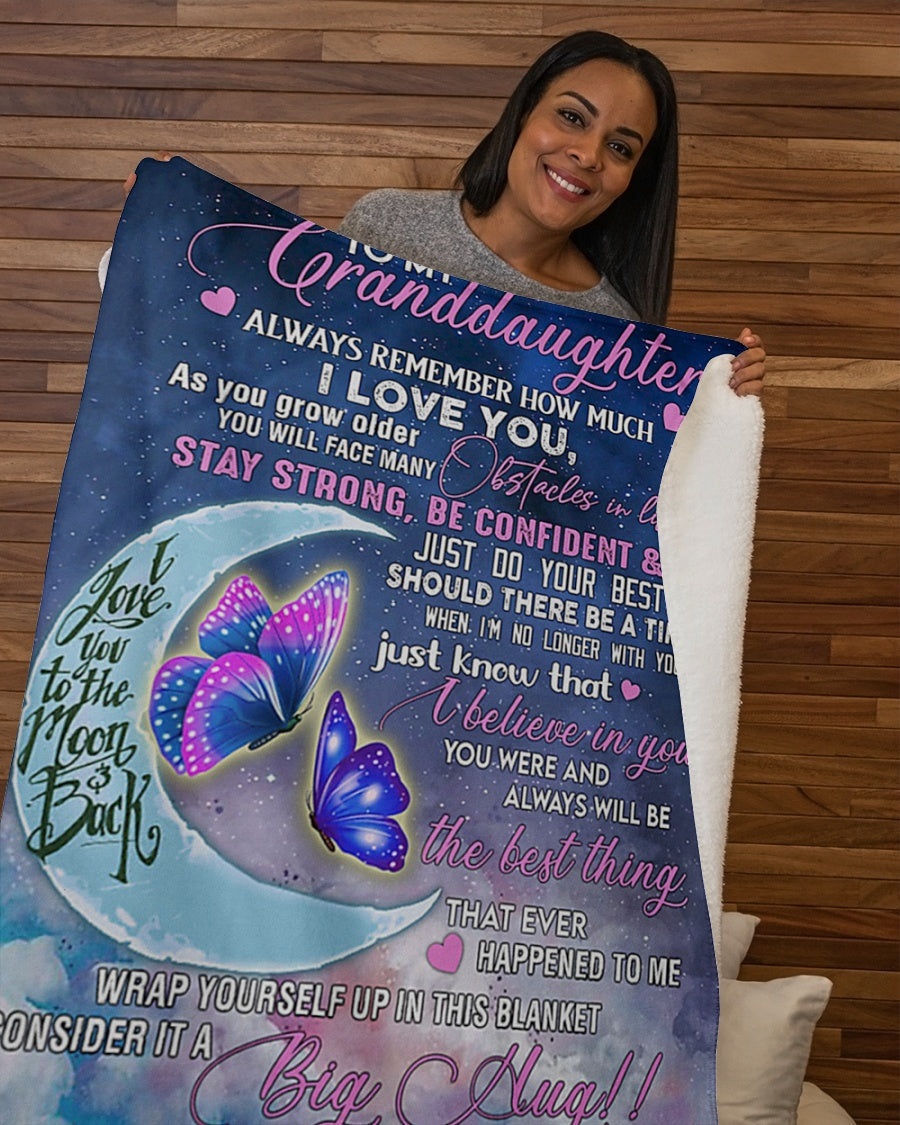 Manta de regalo especial para tu nieta - De parte de la abuela
