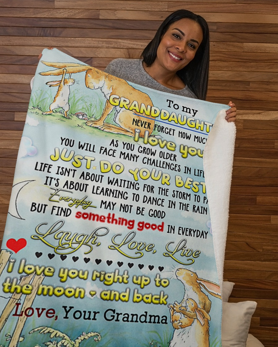 Manta "Regalo especial para tu nieta" - De la abuela