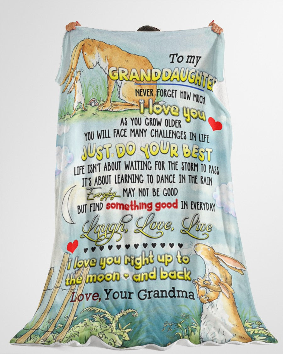 Manta "Regalo especial para tu nieta" - De la abuela