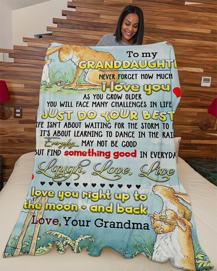 Manta "Regalo especial para tu nieta" - De la abuela