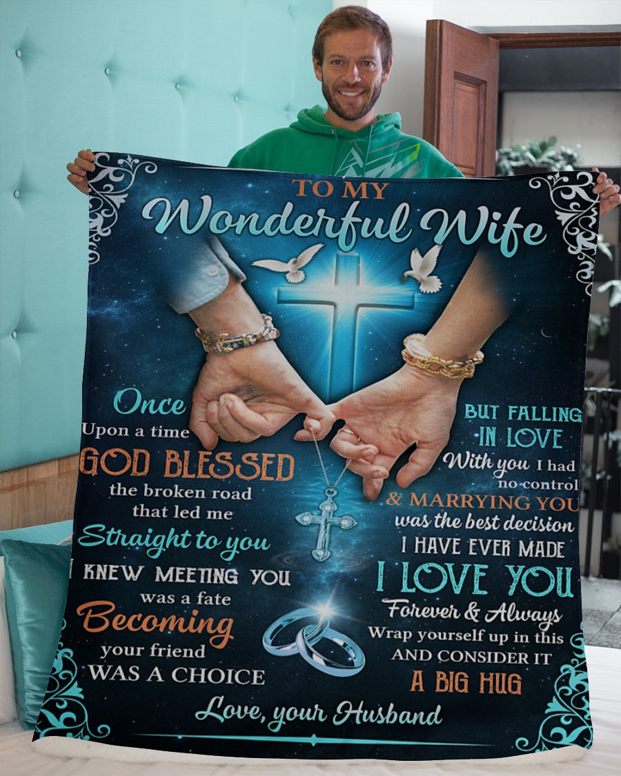 Manta de regalo especial para tu esposa - De parte de tu esposo