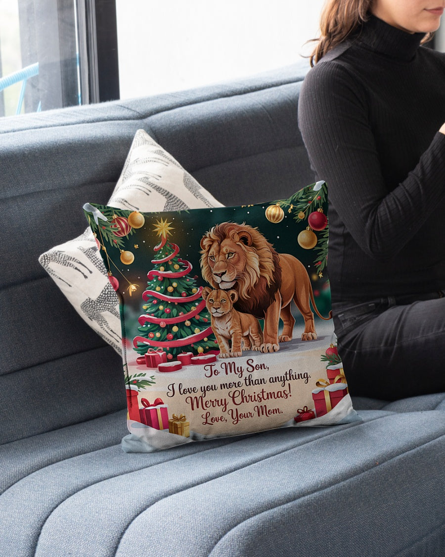 PARA MI HIJO - ALMOHADA DE NAVIDAD – REGALO PERFECTO DE MAMÁ