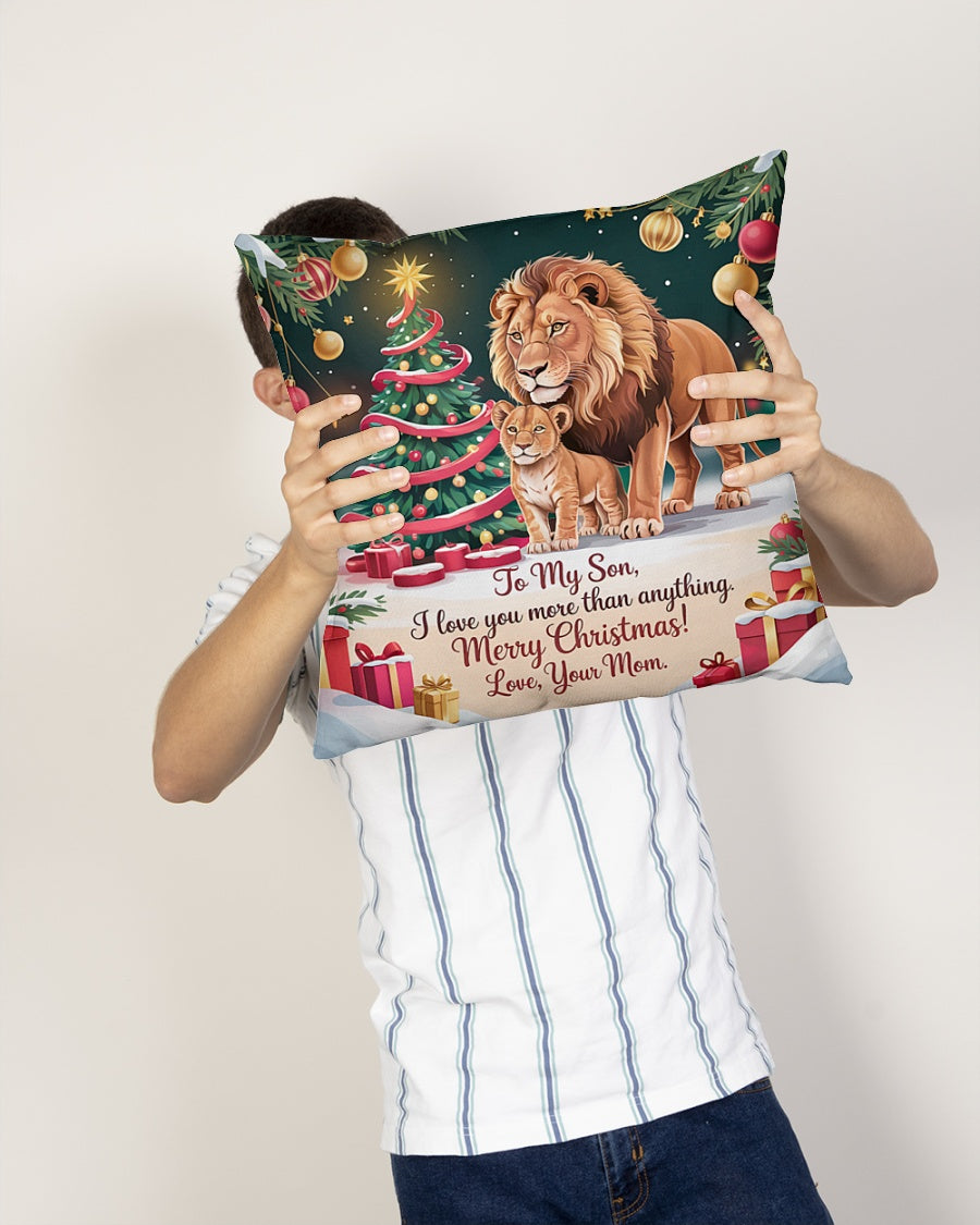 PARA MI HIJO - ALMOHADA DE NAVIDAD – REGALO PERFECTO DE MAMÁ