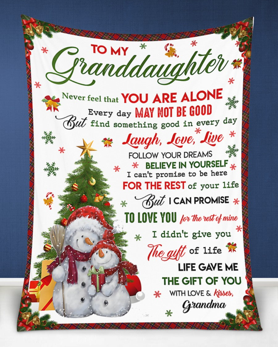 MANTA PARA MI NIETA DE PARTE DE LA ABUELA – REGALO DE NAVIDAD (SKUB-CHRISTMAS2)