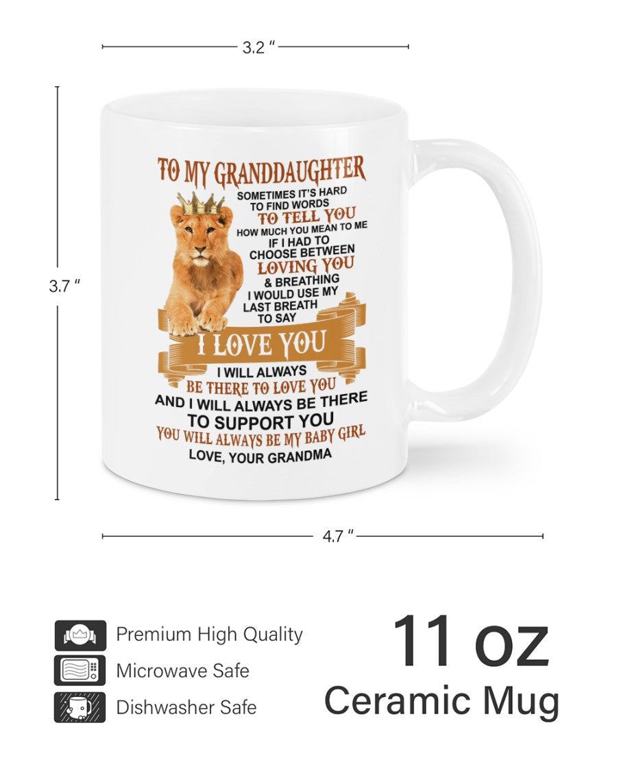 TAZA PARA NIETA 01 - REGALO DE LA ABUELA - NGHL00
