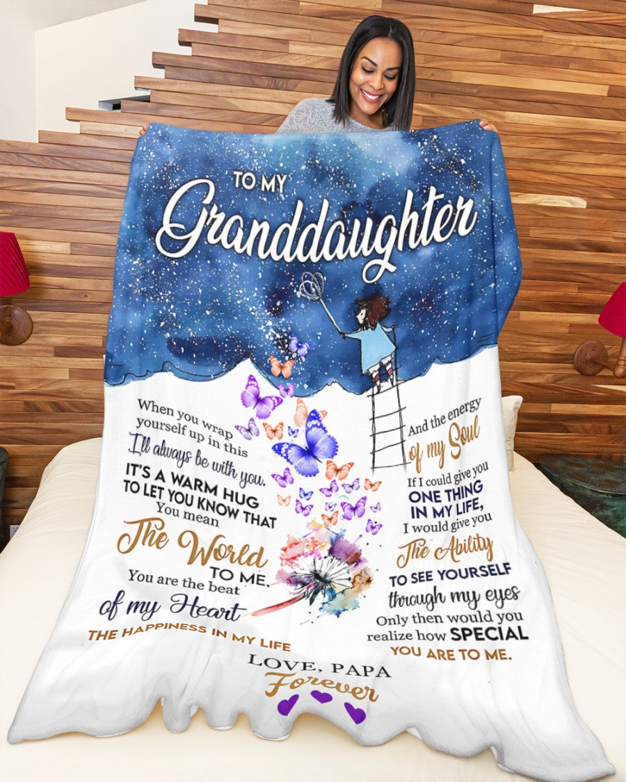 PARA MI NIETA - REGALO PARA MI NIETA - Manta de forro polar Sherpa (SKUB10-82)