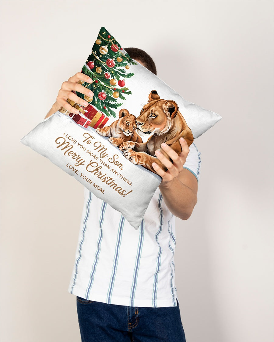 PARA MI HIJO - ALMOHADA DE NAVIDAD – REGALO PERFECTO DE MAMÁ