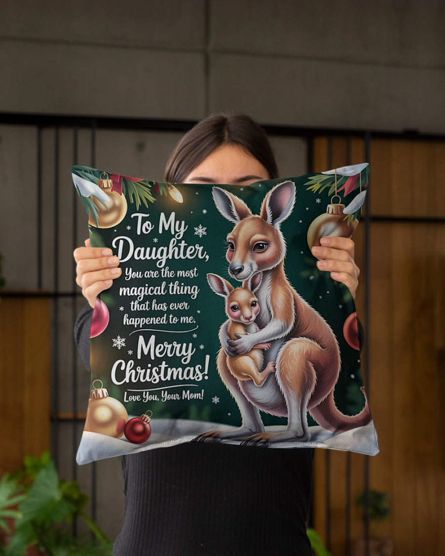PARA MI HIJA - ALMOHADA DE NAVIDAD - REGALO PERFECTO DE MAMÁ