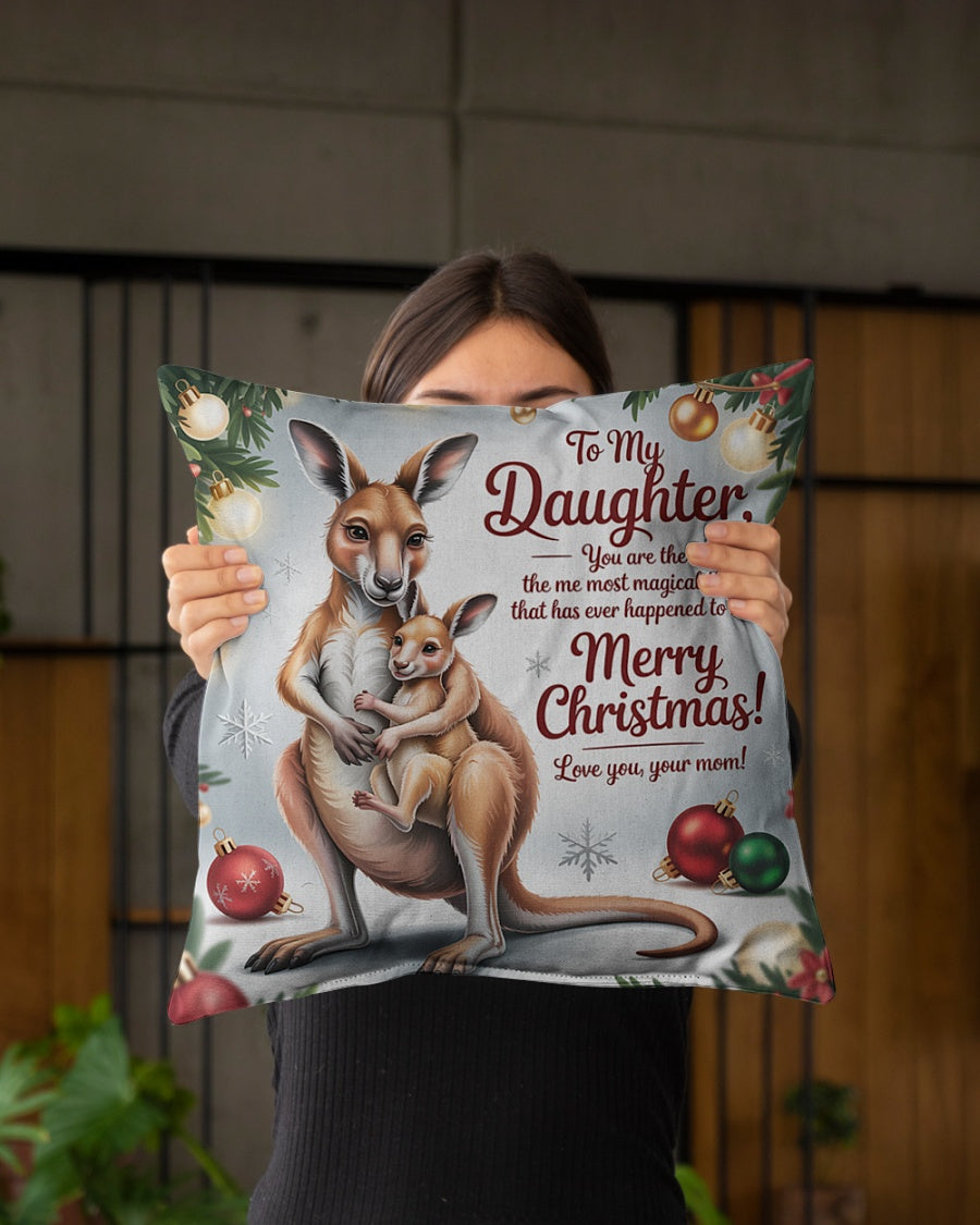 PARA MI HIJA - ALMOHADA DE NAVIDAD – REGALO PERFECTO DE MAMÁ