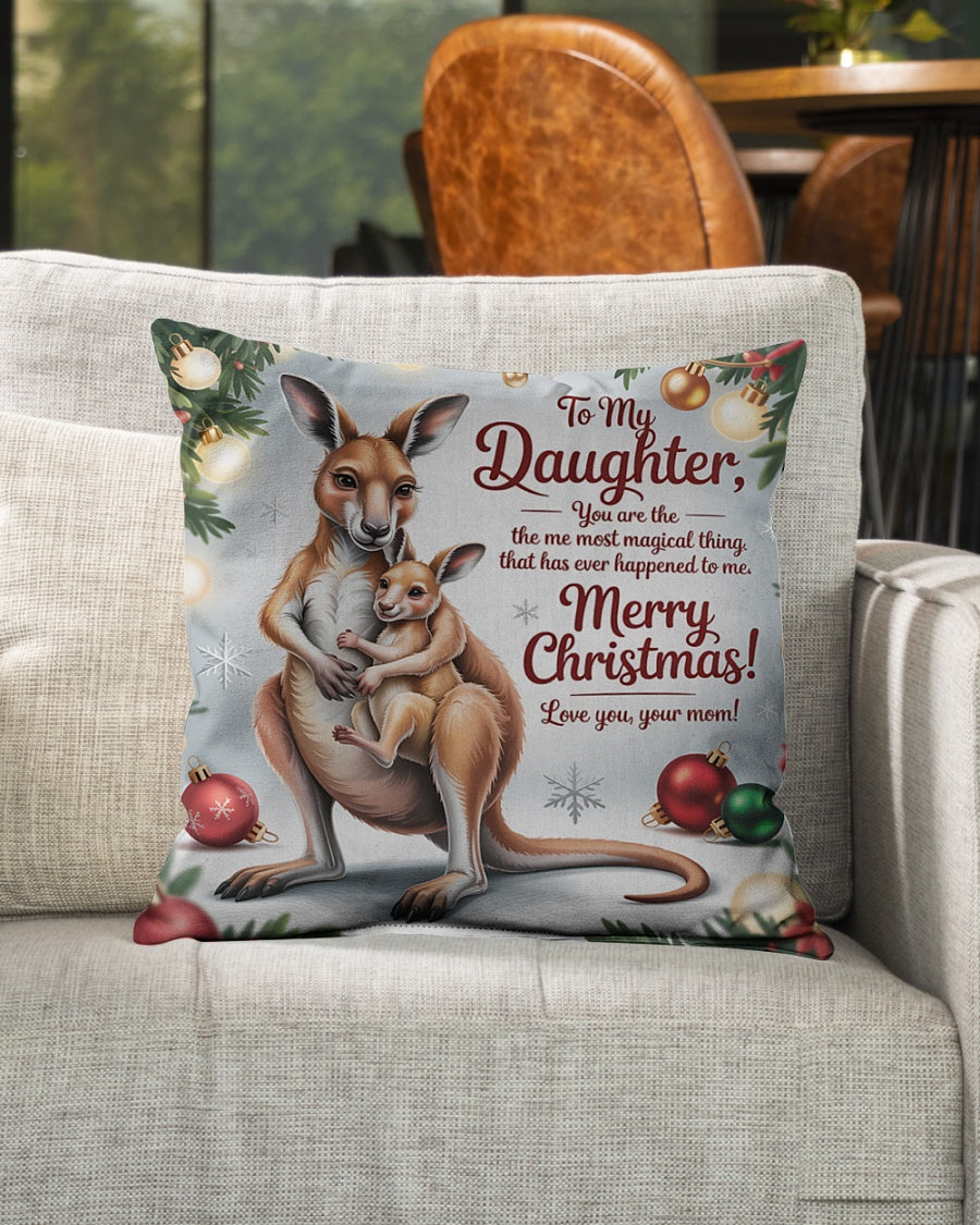 PARA MI HIJA - ALMOHADA DE NAVIDAD – REGALO PERFECTO DE MAMÁ