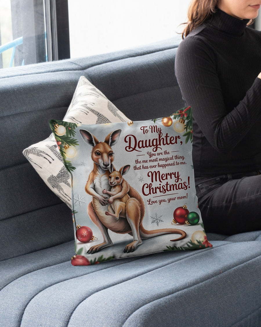PARA MI HIJA - ALMOHADA DE NAVIDAD – REGALO PERFECTO DE MAMÁ