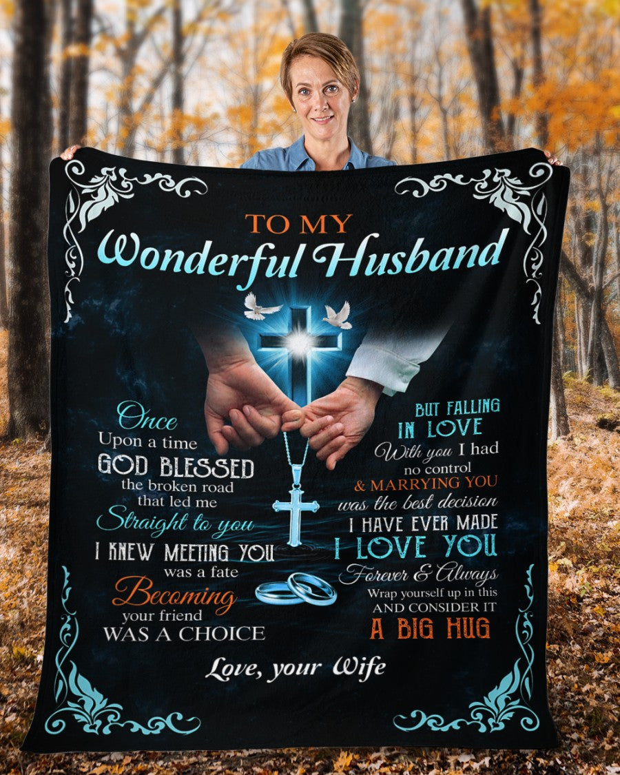 PARA MI ESPOSO - REGALO PARA ESPOSO - Manta Acolchada de Felpa Sherpa