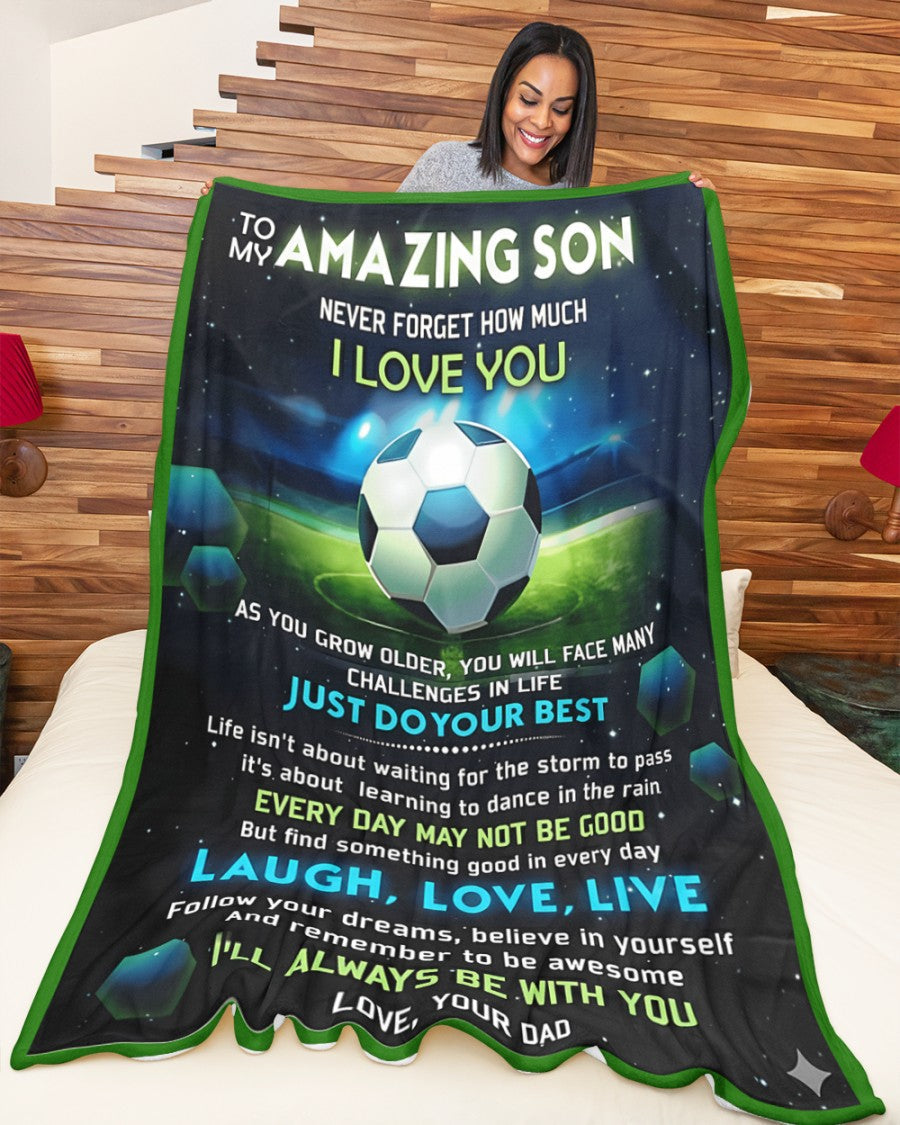 MANTA PARA HIJO – REGALO DE COMODIDAD Y CALIDEZ DE PAPÁ Manta de Vellón Sherpa NTTD00 (SKUB-BLK-DADFB)