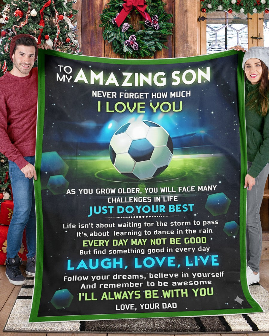 MANTA PARA HIJO – REGALO DE COMODIDAD Y CALIDEZ DE PAPÁ Manta de Vellón Sherpa NTTD00 (SKUB-BLK-DADFB)