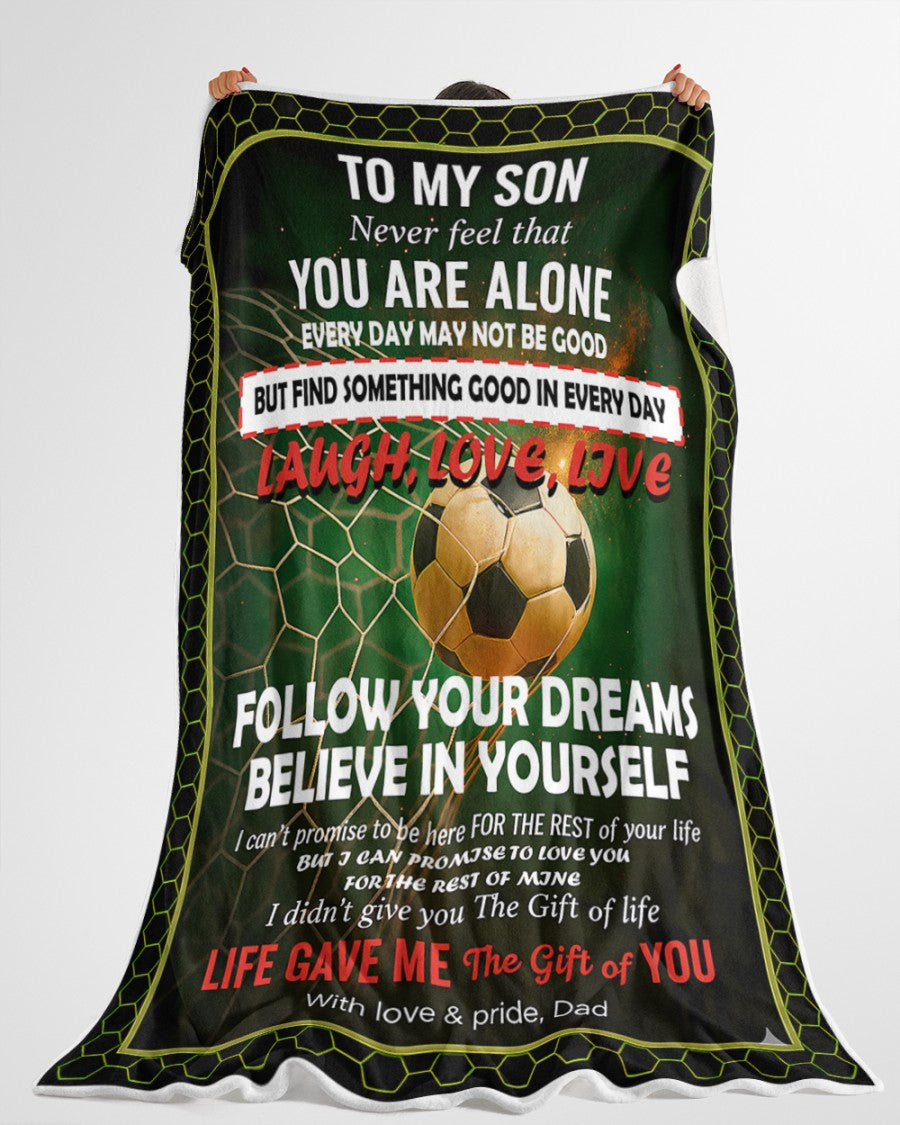 MANTA PARA HIJO – REGALO DE CONFORT Y CALIDEZ DE PAPÁ Manta de Vellón Sherpa NTTD00 (SKUB-BLK-DADFB2)