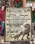 MANTA PARA HIJO – REGALO DE CONFORT Y CALIDEZ DE PAPÁ Manta Acolchada de Vellón Sherpa NTTD00 (SKUB-BLK-DADS2)