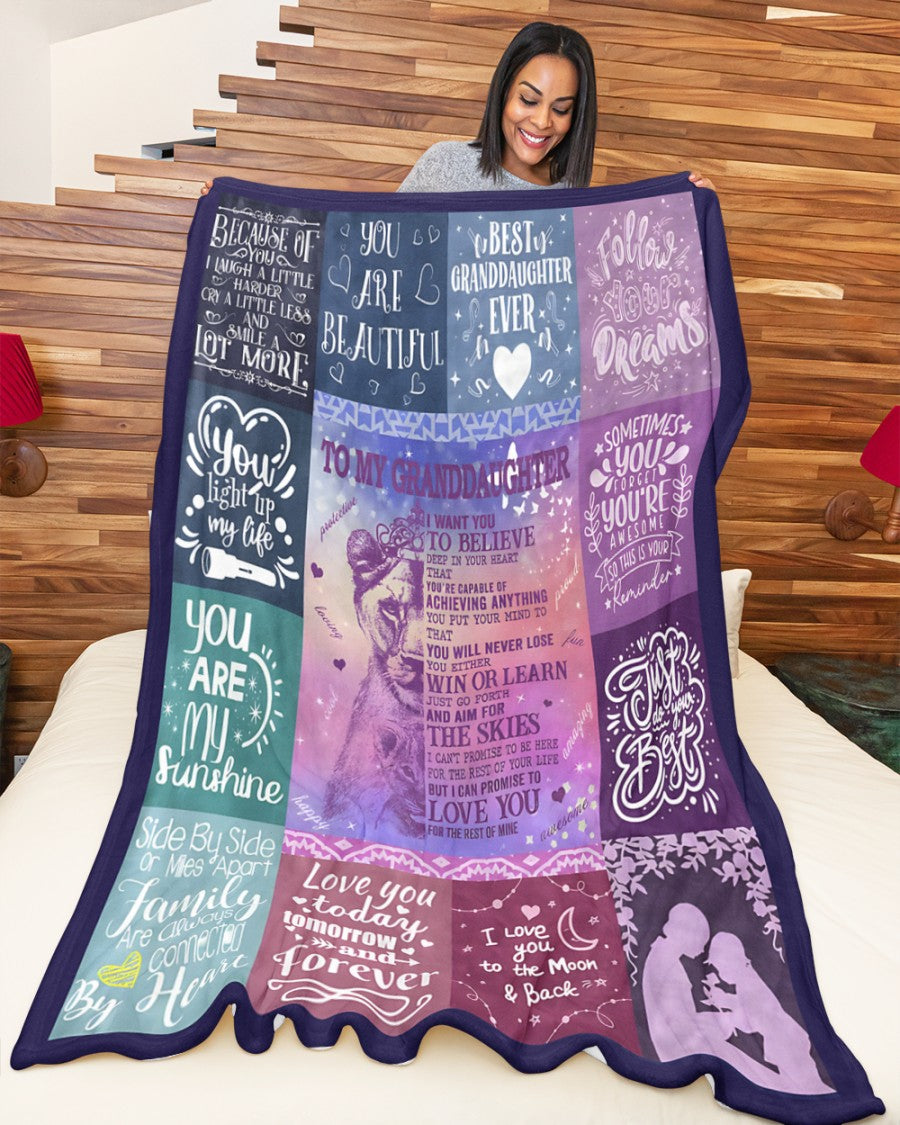 MANTA PARA NIETA – REGALO DE CONFORT Y CALIDEZ DE LOS ABUELOS Manta de Forro Polar Sherpa NTTD00 (SKUB11-BLK-04)