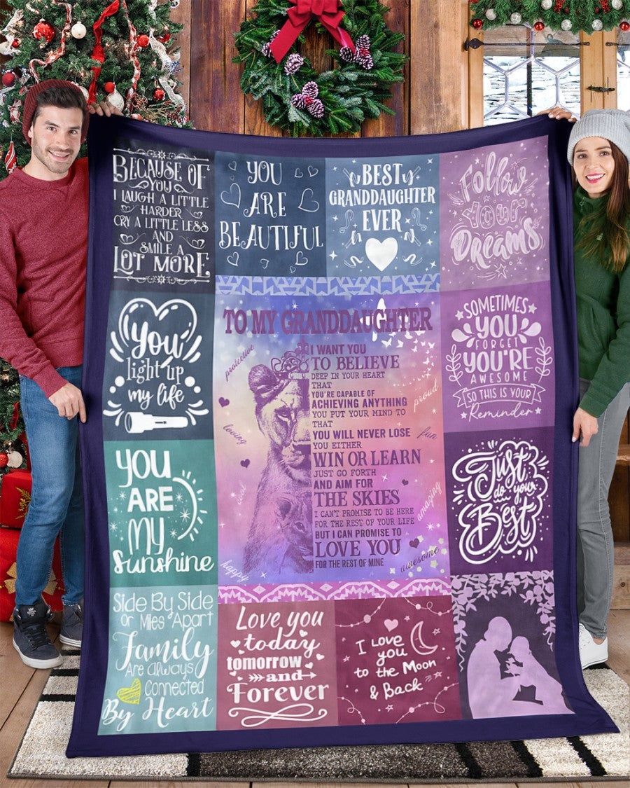 MANTA PARA NIETA – REGALO DE CONFORT Y CALIDEZ DE LOS ABUELOS Manta de Forro Polar Sherpa NTTD00 (SKUB11-BLK-04)