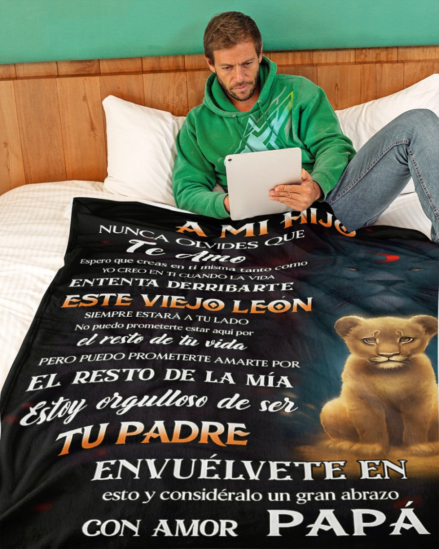 Blanket for Son - Comfort and Warmth Gift from Dad NTTDsp Sherpa Fleece Quilted Blanket (SKUB11-72)