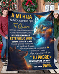 Manta para Hija – Regalo de consuelo y calidez de papá, manta acolchada de forro polar sherpa NTTDsp (SKUB11-71)