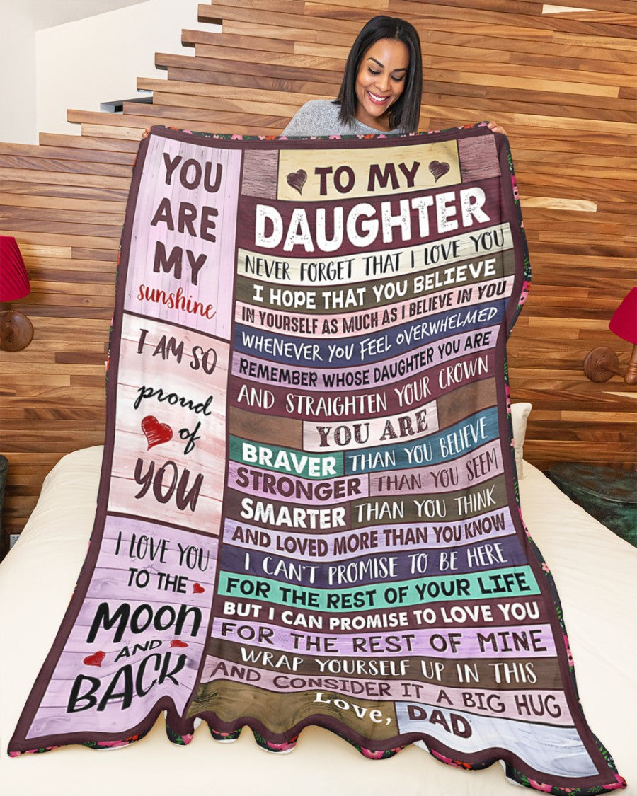 MANTA PARA MI HIJA – REGALO DE CONFORT Y ABRIGO DE PAPÁ Manta de Vellón Sherpa NGHL00