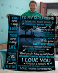 Special Gift For Your Girlfriend Blanket - From Boyfriend