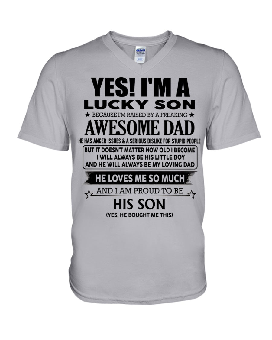 Awesome Dad - perfect gift for your son from Dad - HL00 (SKUT-2010LUCKYDD)